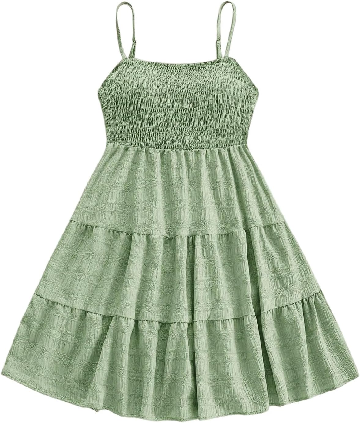 SOLY HUX Women's Sleeveless Smock Cami Mini Summer Dress | Sundress, Swing A Line, Cute Short Dress, Casual, Beach Dresses